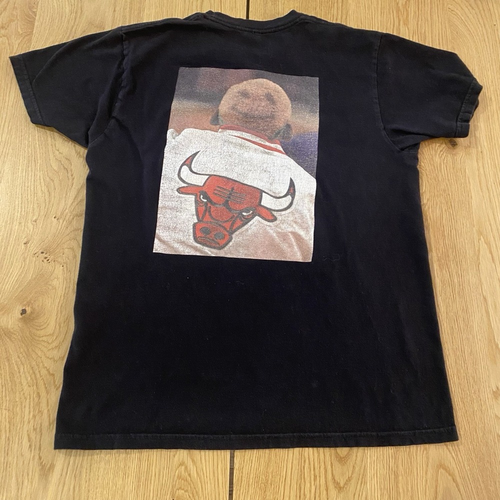 Chicago Bulls Dennis Rodman T-Shirt M Mitchell & Ness NBA Hardwood Classics‎ Tee